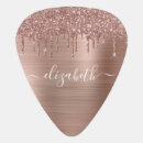Search for metal guitar picks Rose gold