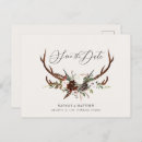 Search for antler save the dates Watercolor
