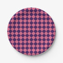 Search for purple gingham paper plates Pink