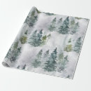 Search for pine tree wrapping paper Watercolor