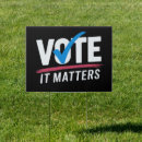 Search for political outdoor signs Election
