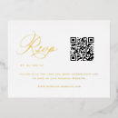 Search for gold foil rsvp cards Qr code