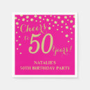 Search for hot pink party supplies 50th birthday