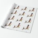 Search for mermaid wrapping paper Siren