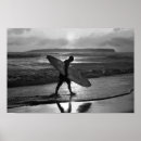 Search for black and white beach posters Surfboard