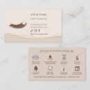 Search for aftercare business cards Lash technician