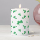 Search for st patricks day candles Shamrock