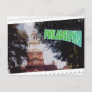 Search for independence hall postcards Philly