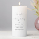 Search for memory wedding candles Minimalist
