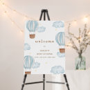 Search for hot air balloon welcome signs Blue