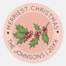 Search for happy holiday pink stickers Elegant