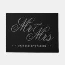 Search for wedding doormats Mr and mrs