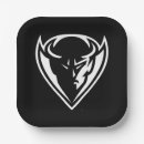 Search for chicago paper plates Blue demons design