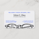 Search for optical business cards Spectacles
