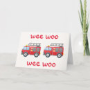 Search for firefighter birthday cards Red