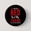 Search for stroke awareness ribbons buttons Chd awareness month