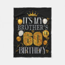 Search for happy birthday blankets 60th