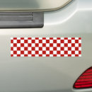 Search for square bumper stickers Checkered