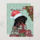 Search for rottweiler christmas cards Vintage