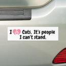 Search for cat bumper stickers Animal lovers
