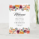 Search for autumn wedding programs Watercolor