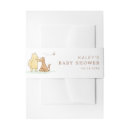 Search for baby shower invitation belly bands Winnie the pooh