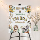 Search for two wild birthday decor Zebra