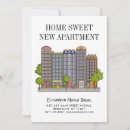 Search for new apartment moving invitations Change of address
