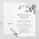 Search for eucalyptus rehearsal dinner invitations Sage green