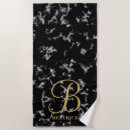 Search for black and gold beach towels Marble