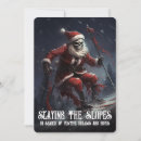Search for ski christmas cards Santa