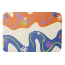 Search for blue and orange bath mats Colorful