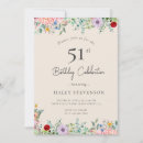 Search for 51st birthday invitations Simple