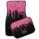 Search for hot pink car floor mats Monogrammed