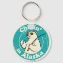 Search for polar bear keychains Northern lights