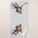 Search for grey and red bath towels Colorful