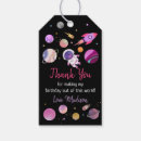 Search for outer space gift tags Space birthday party