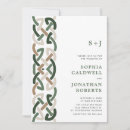 Search for celtic knot wedding invitations Green