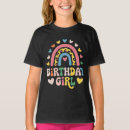 Search for rainbow girls tshirts Birthday party