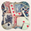 Search for playing cards coasters Vintage