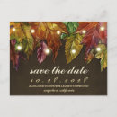 Search for fall leaves save the dates Autumn