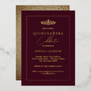 Search for maroon and gold invitations Watercolor