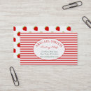 Search for strawberry business cards Cute