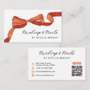 Search for black and orange business cards Girly