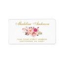 Search for bridal shower return address labels Gold