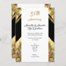 Search for gold and black 50th anniversary invitations Classic