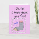 Search for funny broken get well cards Injury