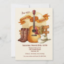 Search for country western music invitations Guitar