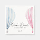 Search for gender reveal napkins Watercolor