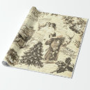 Search for santa wrapping paper Old fashioned